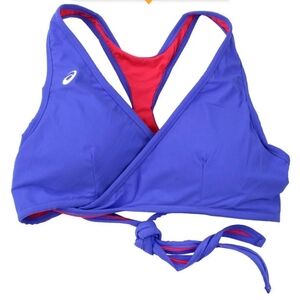 ASICS Women's Keli Reversible Bikini Top M Swim Beach Volleyball